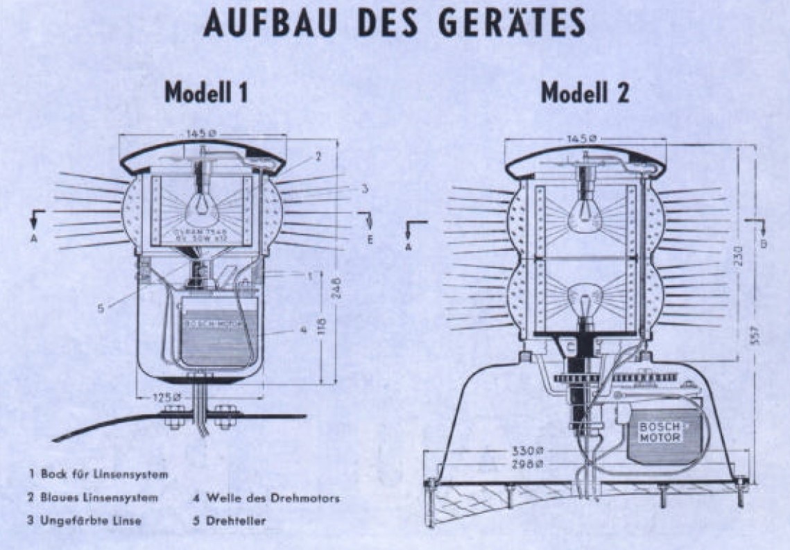 Auszug aus dem Prospekt 1955