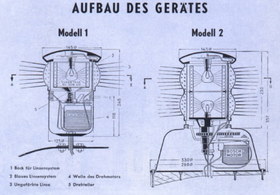 Auszug aus dem Prospekt 1955